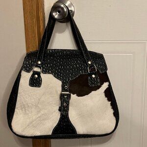COPY - Hair on cowhide purse